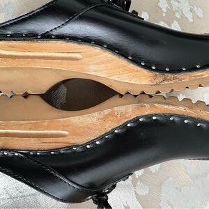 Troentorp black clogs size 38